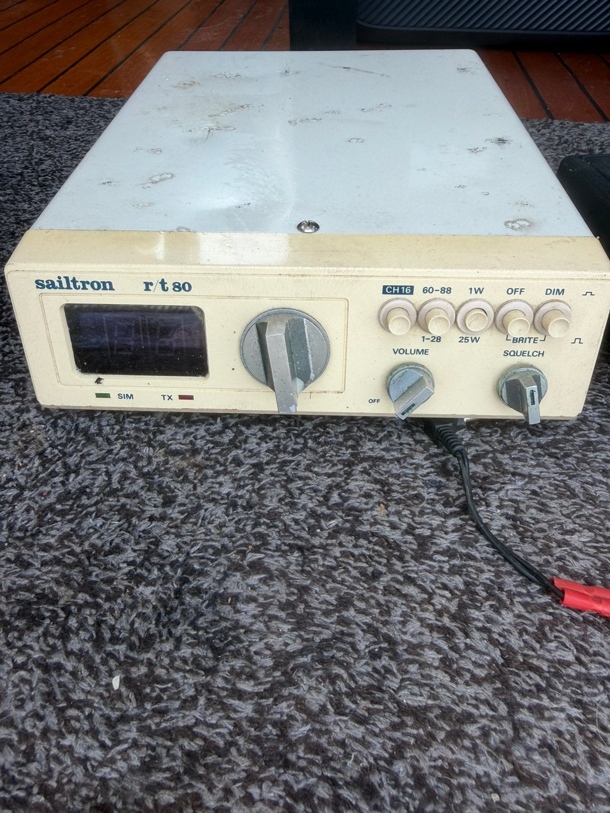 Sailtron marifoon en Raytheon radar, Telecommunicatie, Ophalen of Verzenden, Zo goed als nieuw