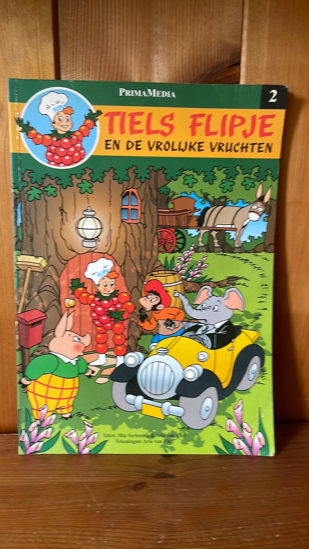 Tiels Flipje en de brolijke vruchten., Eén stripboek, Ophalen, Gelezen