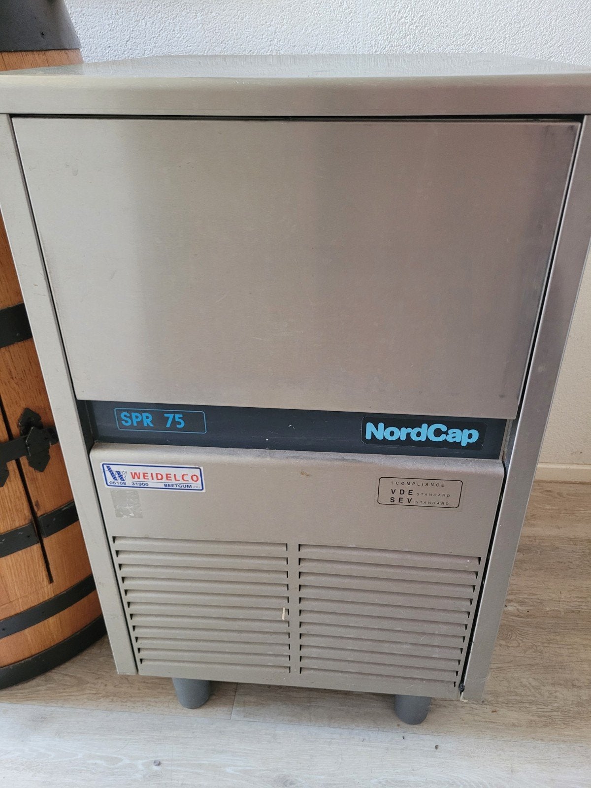 NordCap SPR 75schaafijsmachine- Professioneel en Betrouwbaar, 85 tot 120 cm, 75 tot 100 liter, Ophalen of Verzenden, 45 tot 60 cm