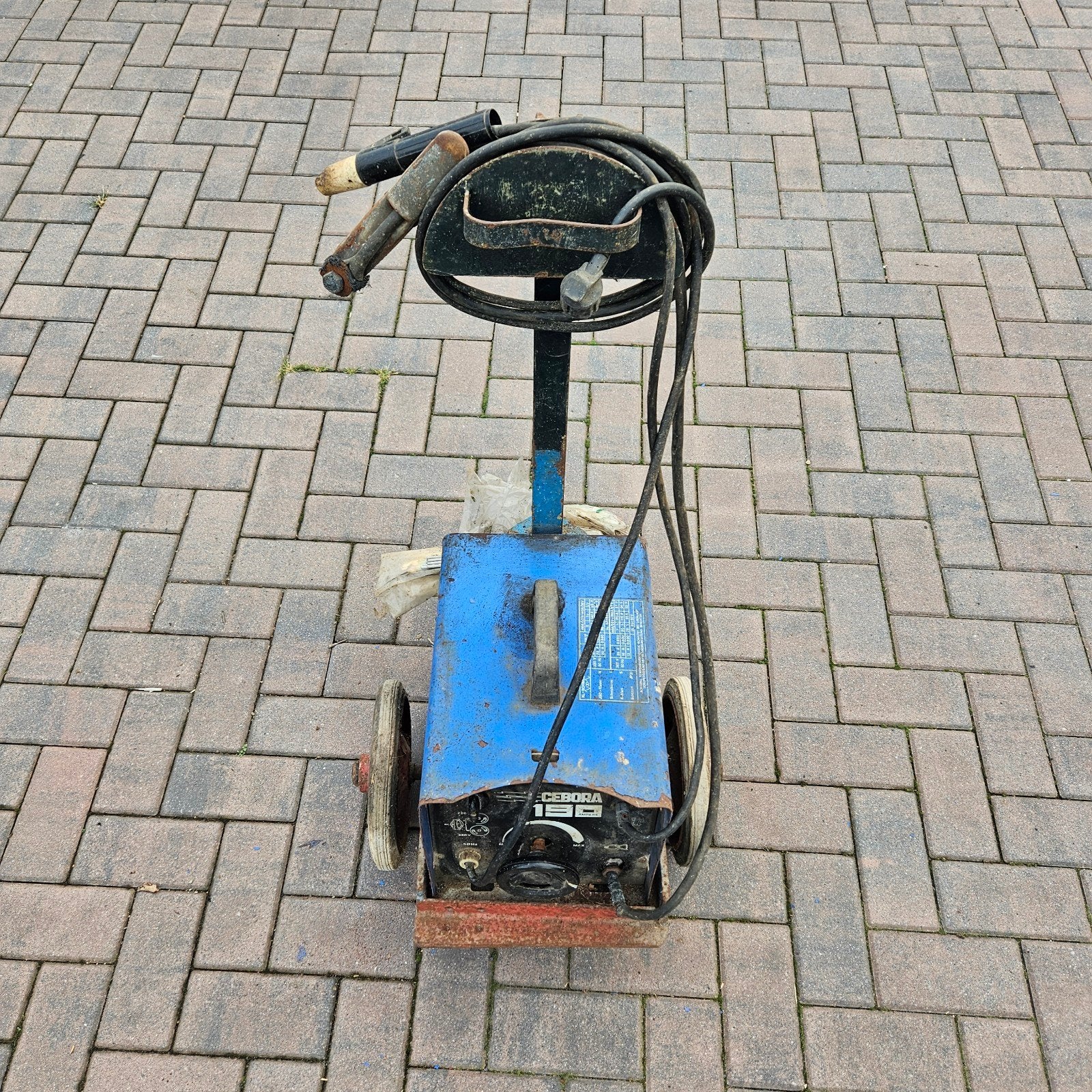 Cebora 190 Ampère elektrisch lasapparaat, Ophalen, Gebruikt, 150 tot 250 ampère, Overige typen