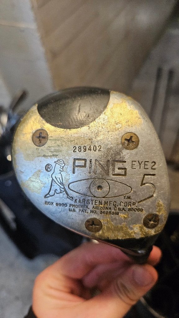 Vintage Ping Eye 2 Houten 5 Golfclub, Sport en Fitness, Golf, Ophalen, Gebruikt, Club, Ping