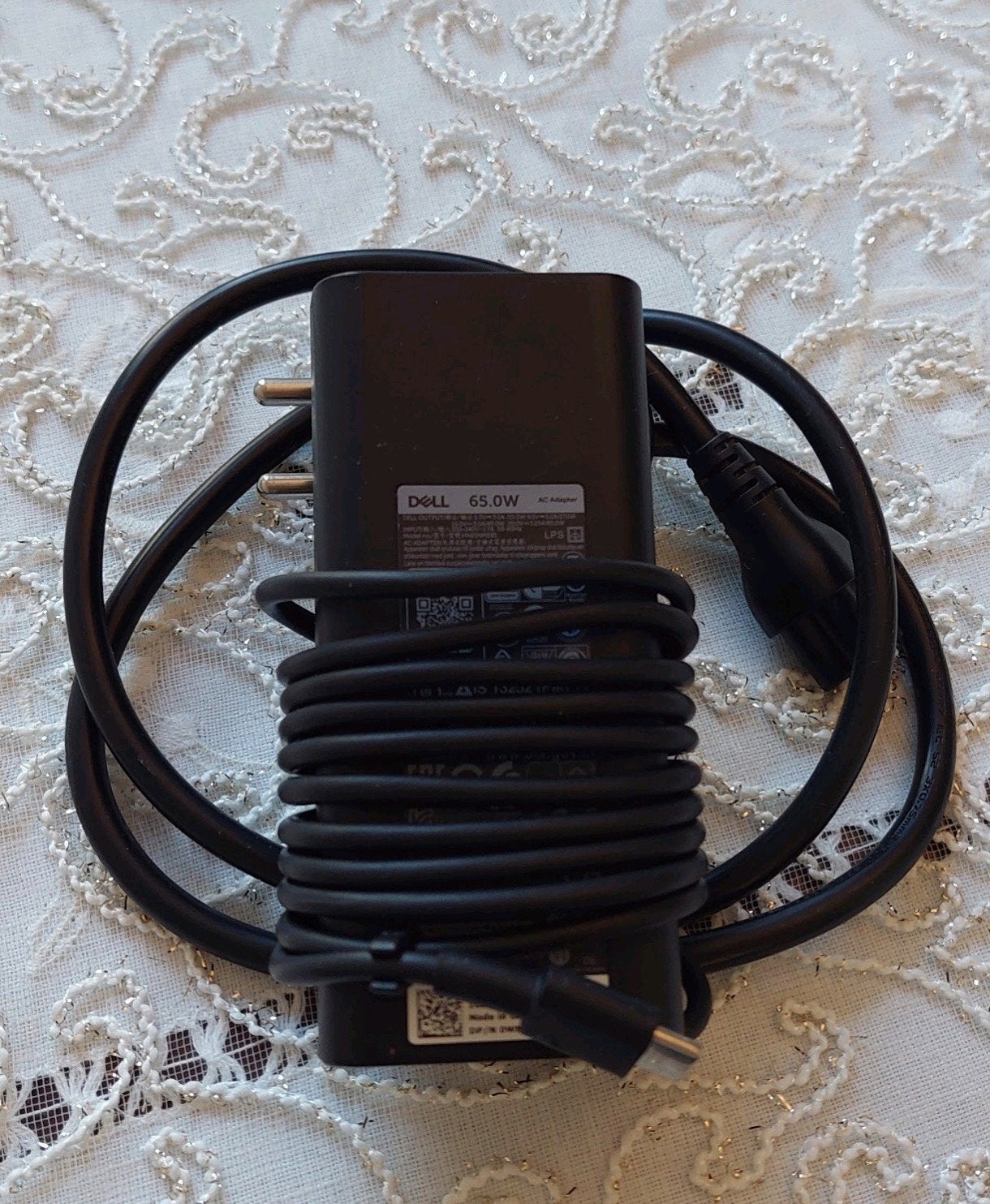 Dell da65nm190 adapter, Ophalen of Verzenden, Zo goed als nieuw, Dell