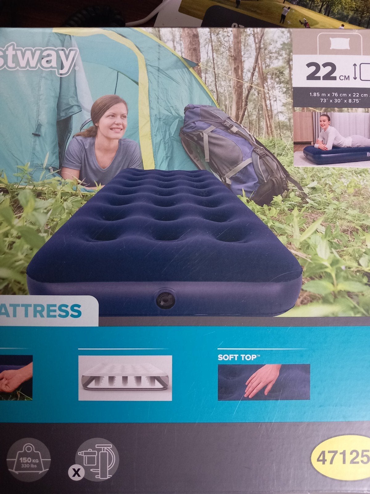 Bestway Luchtbed  matras 1-persoons - Nieuw in doos (471257), Ophalen of Verzenden, Nieuw, 1-persoons