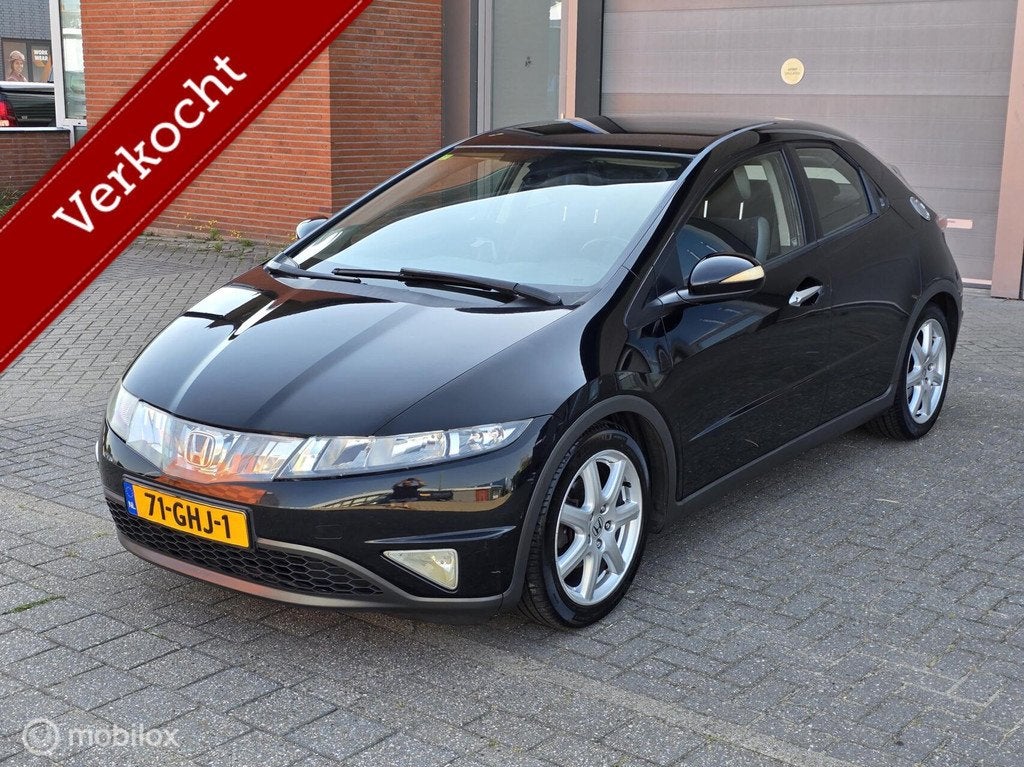 Honda Civic 1.8 Sport-140Pk❄️Airco✅️Apk✅️, Auto's, Honda, Voorwielaandrijving, Stof, Gebruikt, 4 cilinders