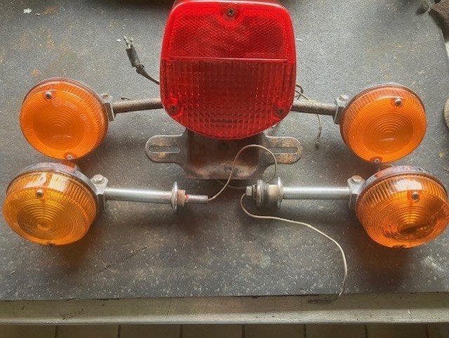 Kawasaki KZ 400 verlichting knipperlichten en achterlicht, Ophalen of Verzenden