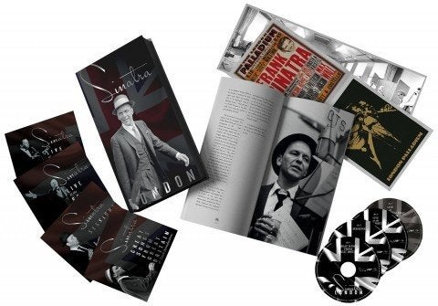 Frank Sinatra deluxe London 3 cd 1 dvd box set incl live, Ophalen of Verzenden, Zo goed als nieuw