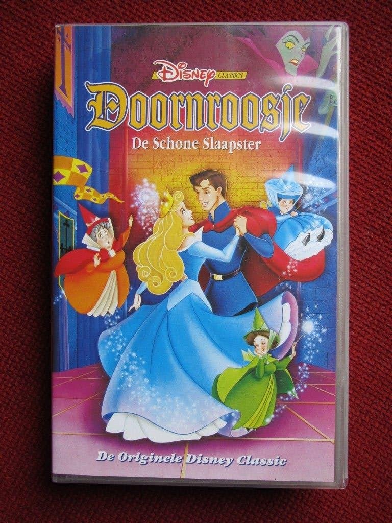 VHS videoband Doornroosje Disney, Alle leeftijden, Ophalen of Verzenden, Gebruikt