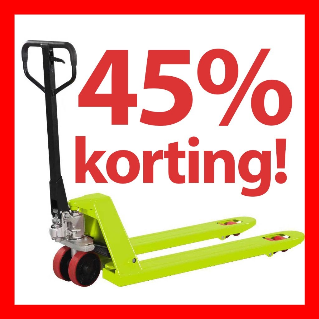 Handpalletwagen 2500 KG Actie! OP=OP, Ophalen of Verzenden, Nieuw