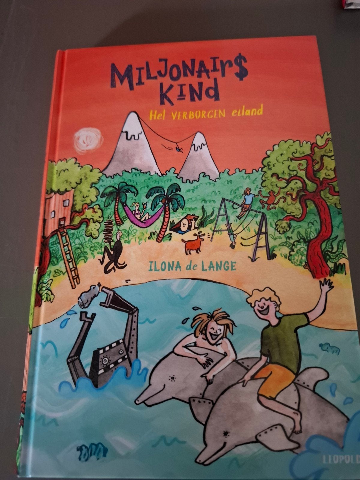 Miljonair$kind: Het verborgen eiland - Ilona de Lange, Ophalen of Verzenden, Zo goed als nieuw, Ilona de Lange, Fictie