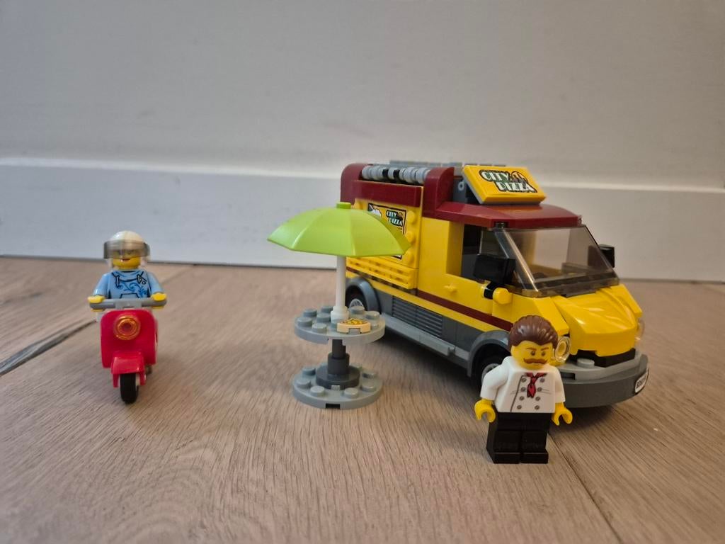 Pizza bestelwagen, legoset 60150., Ophalen, Zo goed als nieuw, Complete set