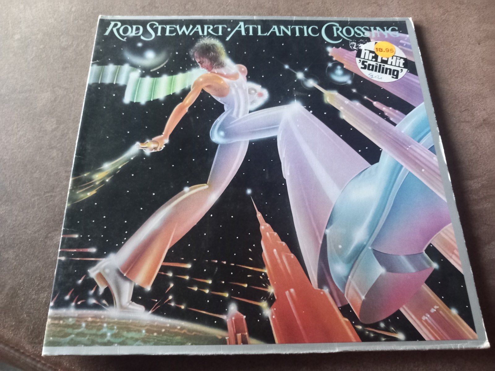 Rod Stewart - Atlantic Crossing LP (met hit 'Sailing'), Ophalen of Verzenden, Gebruikt