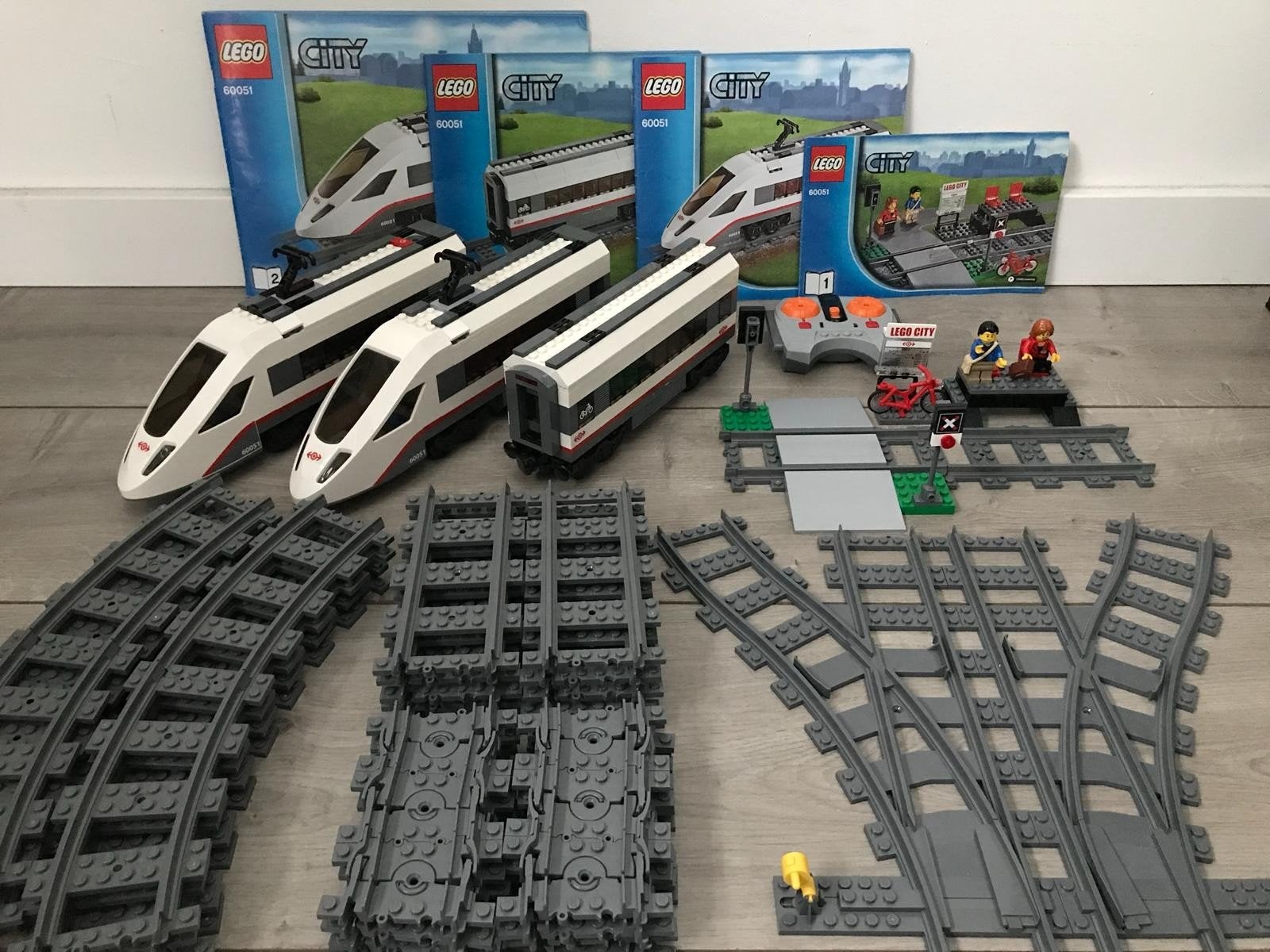 Lego City 60051 Hogesnelheidstrein met extra rails, Lego, Info@lego.com, Ophalen of Verzenden, Zo goed als nieuw