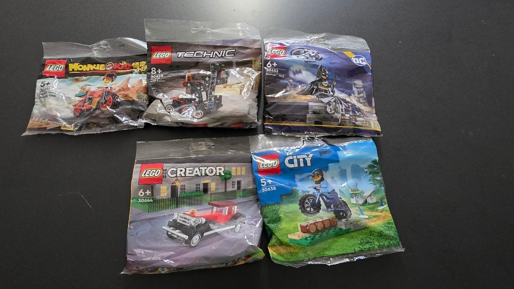 Lego 30341, 30638, 30644, 30653, 30655, Ophalen, Overige thema's, Lego, Nieuw