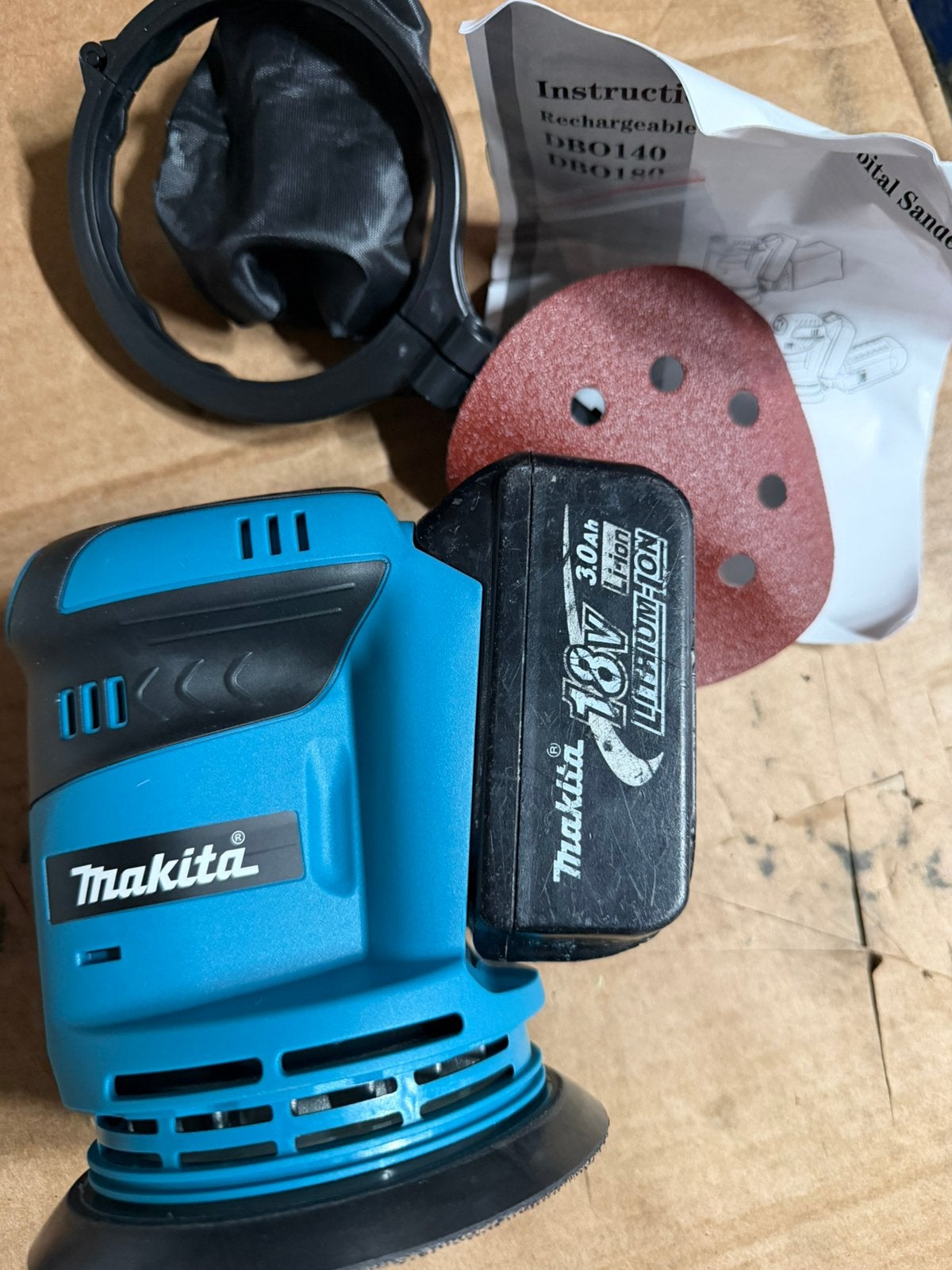 makita schuurmachine, Doe-het-zelf en Verbouw, Gereedschap | Schuurmachines, Ophalen of Verzenden, Nieuw, Minder dan 600 watt