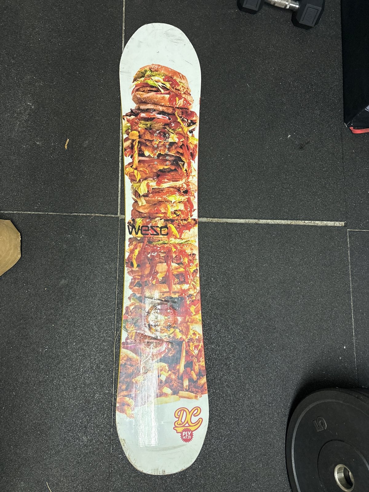DC Snowboard - gebruikt., Ophalen, Gebruikt, Board