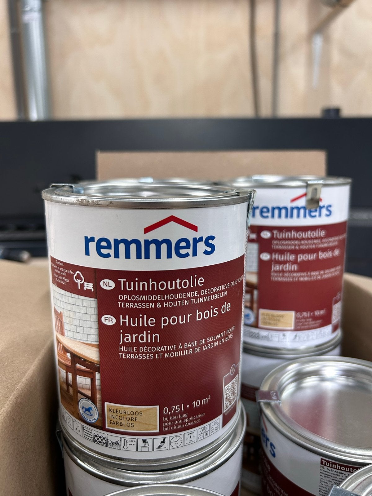 Remmers Tuinhoutolie Kleurloos 0,75L, Doe-het-zelf en Verbouw, Verf, Beits en Lak, Overige kleuren, Nieuw, Beits, Ophalen of Verzenden