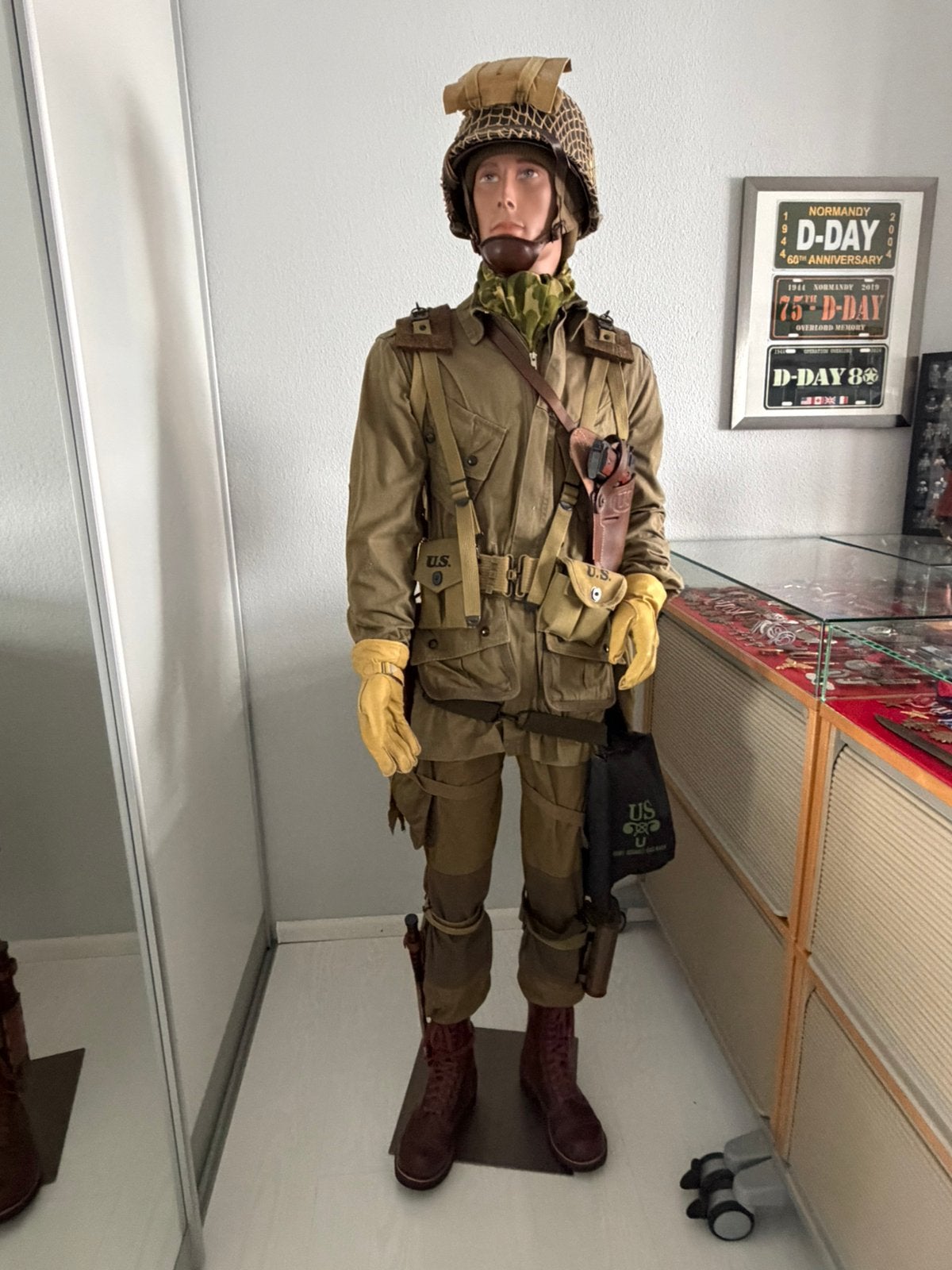 101st Airborne Paratrooper Mannequin, Verzamelen, Ophalen, Landmacht, Amerika