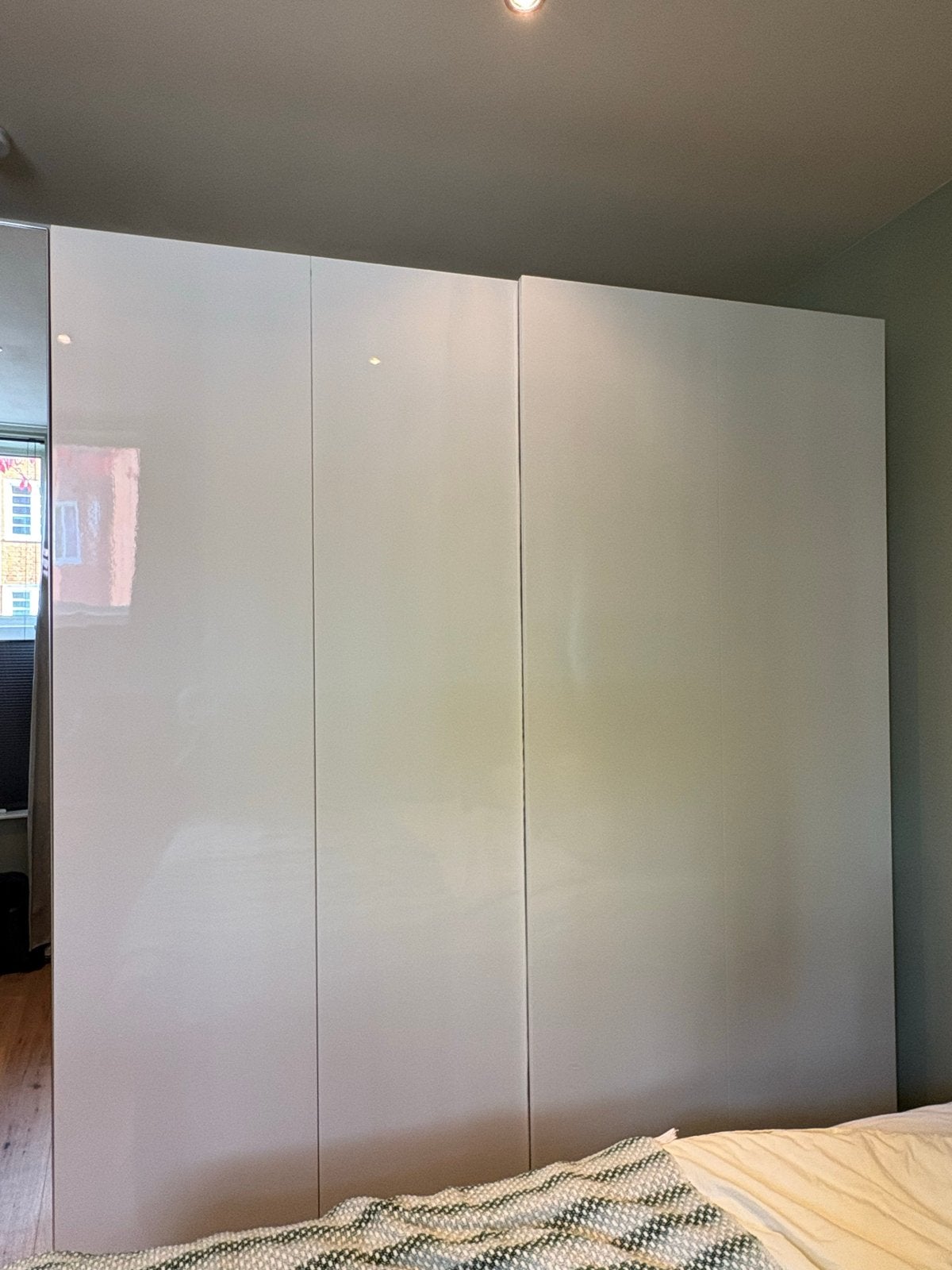PAX HASVIK Schuifdeuren Hoogglans Wit (236x200cm), Gebruikt, 200 cm of meer, 150 tot 200 cm, Ophalen of Verzenden