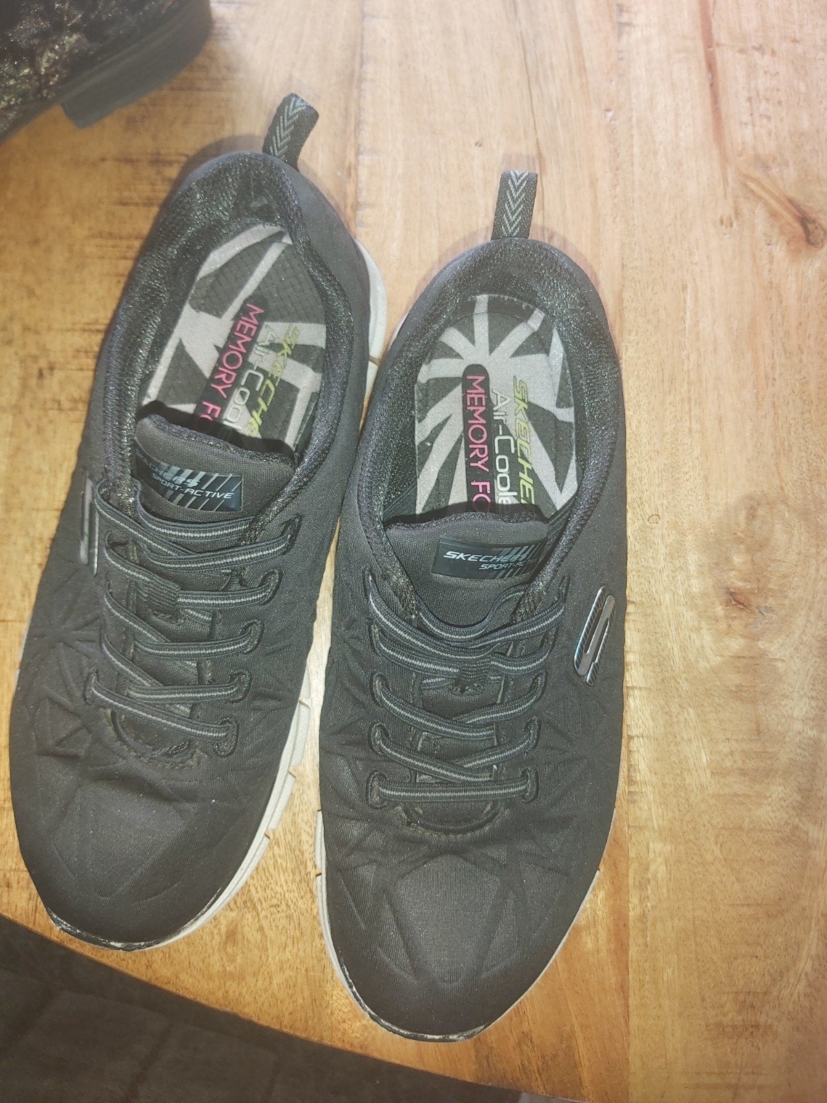 Skechers Air-Cooled Memory Foam sneakers maat 36, Skechers, Zwart, Ophalen of Verzenden, Sneakers of Gympen