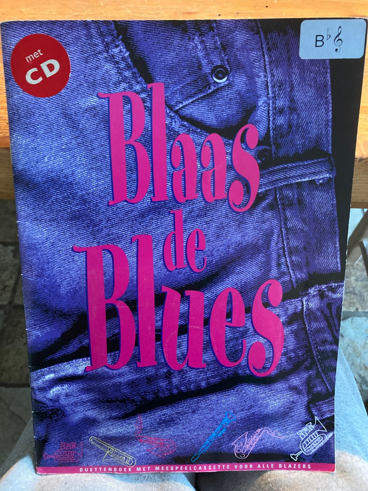 Blaas de Blues, Jaap Kastelein, duetten voor sax (ZONDER CD), Muziek en Instrumenten, Gebruikt, Saxofoon, Overige soorten, Ophalen of Verzenden