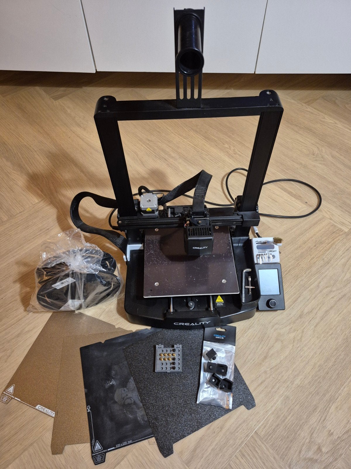 Ender 3v3 SE 3D-printer met extra's en PETG filament, Ophalen, Gebruikt, Filament, Creality