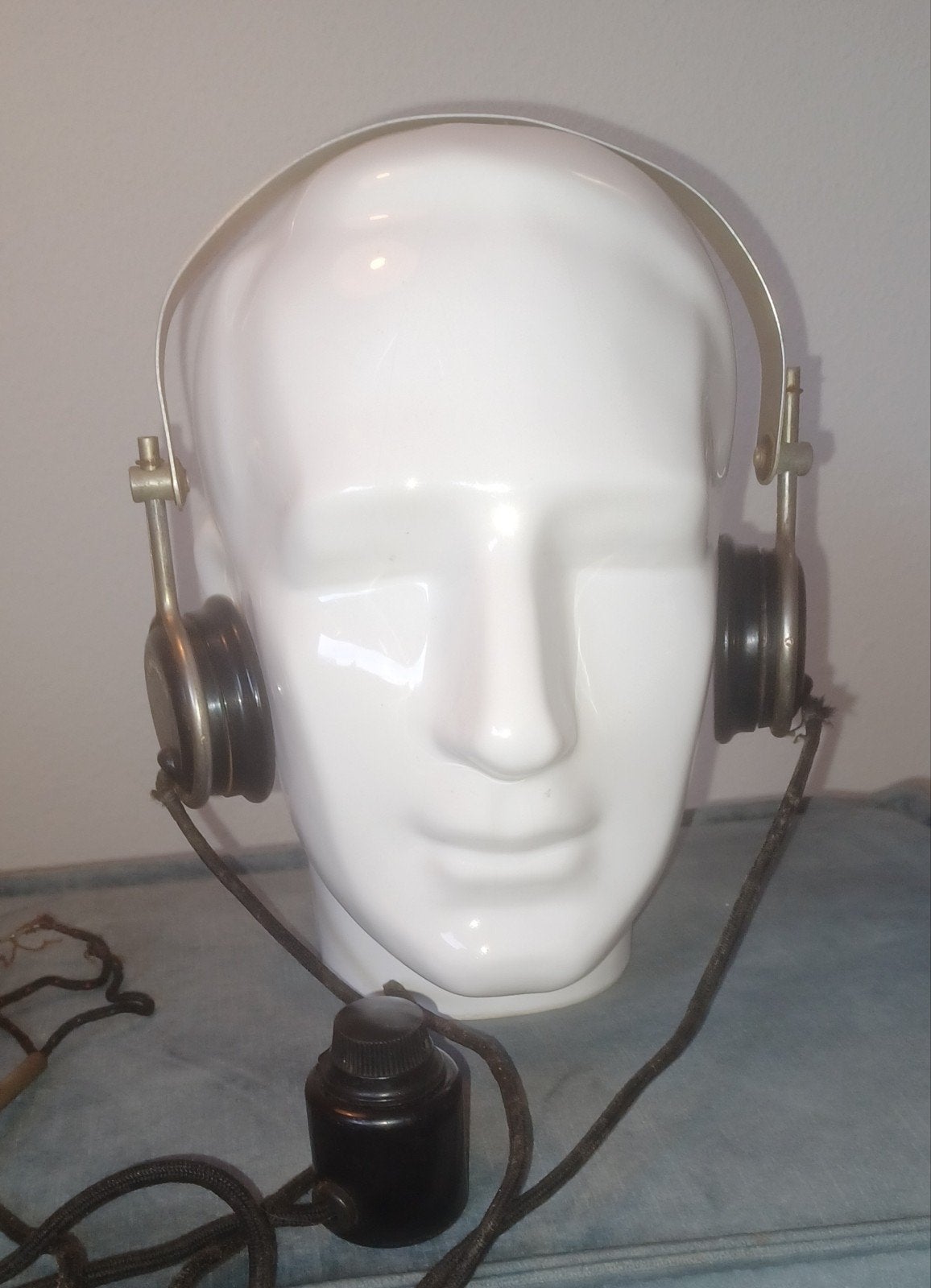 Zeer oude S.G. Brown kristal radio headphone koptelefoon, Verzamelen, Militaria | Tweede Wereldoorlog, Ophalen of Verzenden