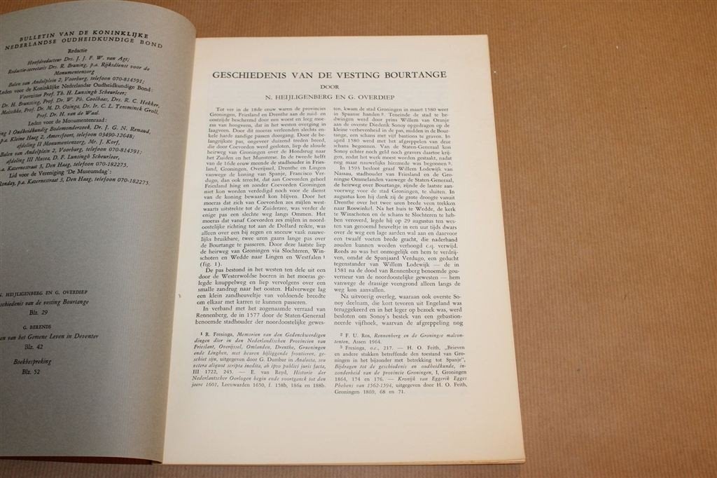 Bourtange — Vestinggeschiedenis & Kaarten 1968, Ophalen of Verzenden, Gelezen
