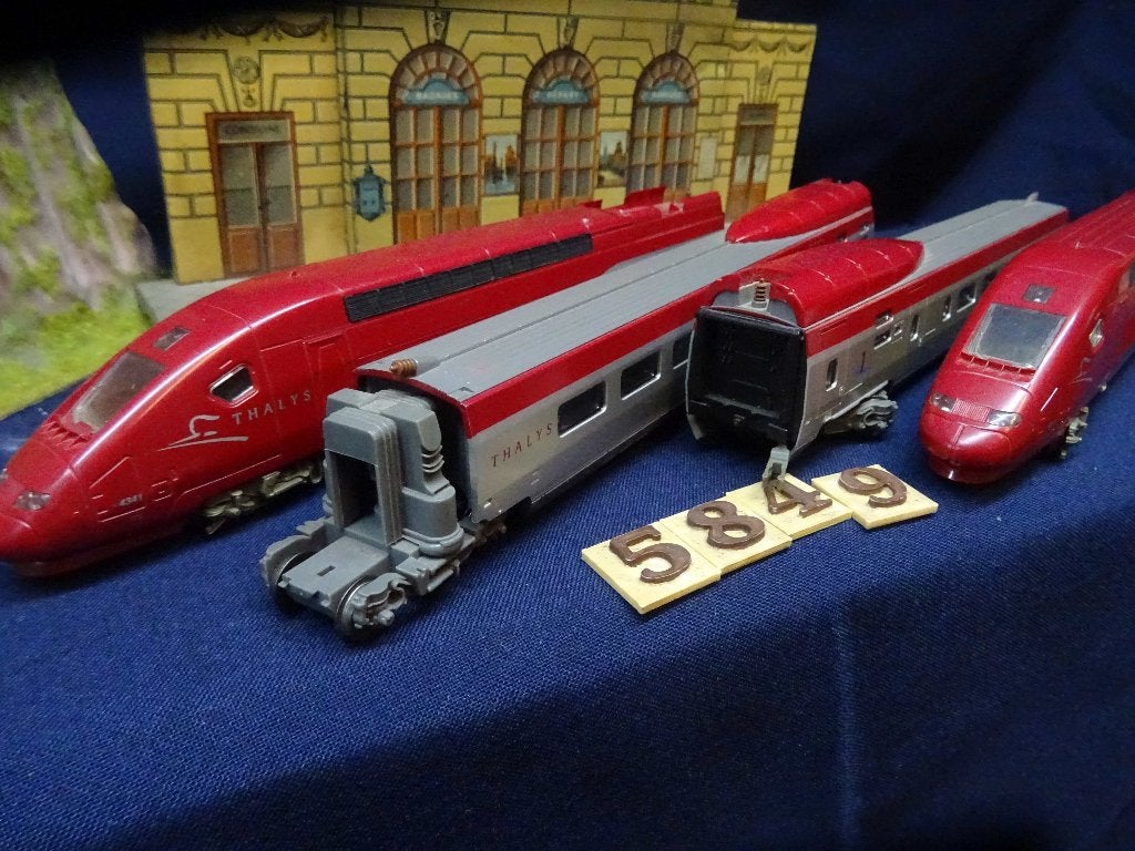 5849=Mehano Thalys van de Franse spoorwegen.19, Overige merken, Gelijkstroom, Ophalen of Verzenden, Gebruikt