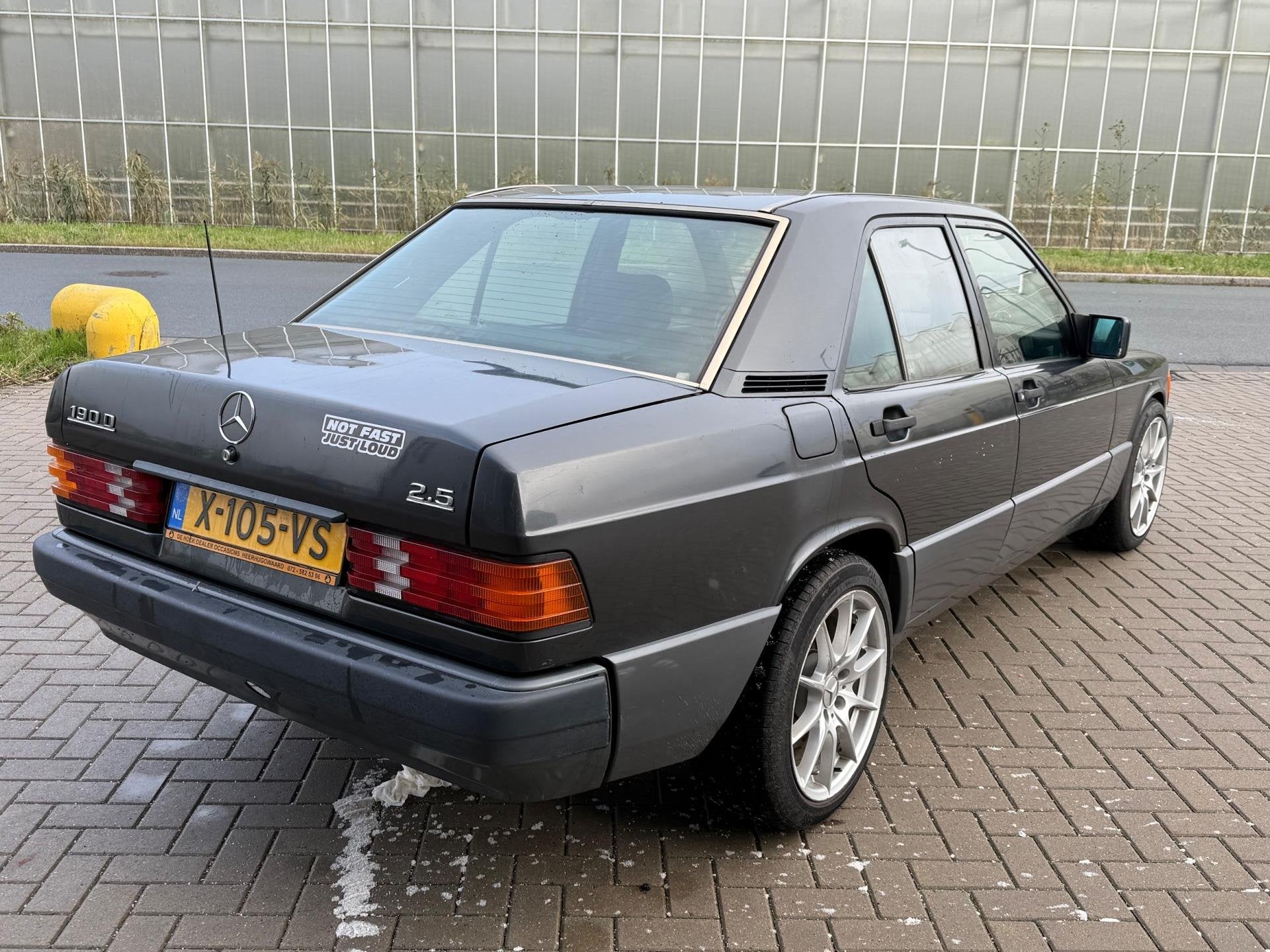 Mercedes-Benz 190-serie 2.5 D ZWART CLASS-UITVOERING 1992, Auto's, Mercedes-Benz, Achterwielaandrijving, Gebruikt, 2497 cc, Zwart