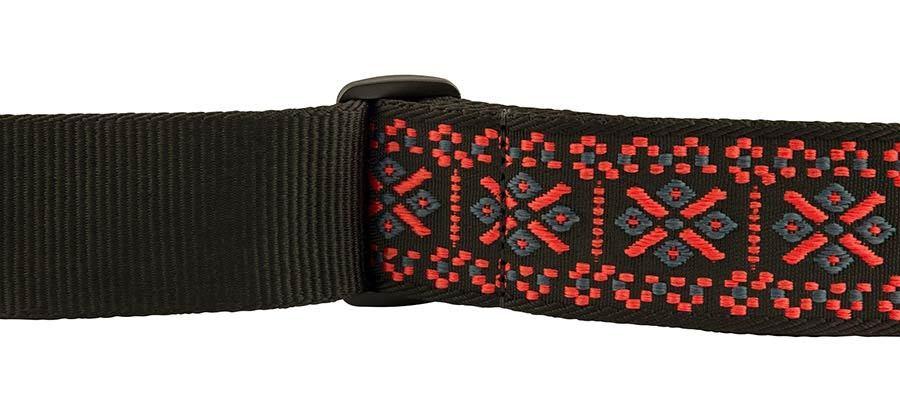 Fender 990638034 2 gitaarband Pasadena geweven latten rood, Muziek en Instrumenten, ., Nieuw, Ophalen of Verzenden, .