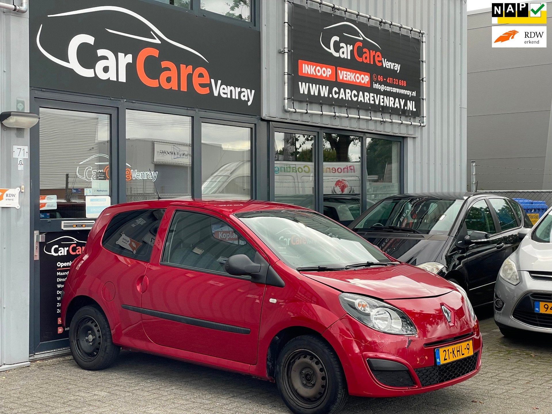 Renault Twingo 1.2 Authentique APK01-2027 AIRCO NAP MP3/CD, Voorwielaandrijving, Dealer onderhouden, Gebruikt, 31 €/maand