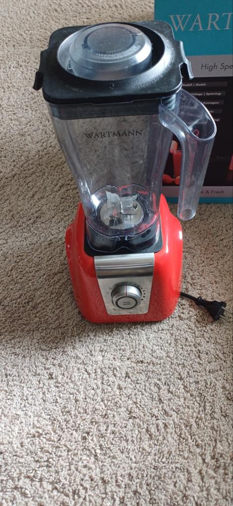 Wartmann High Speed Blender WM-1807 HS - Rood, Witgoed en Apparatuur, Ophalen of Verzenden