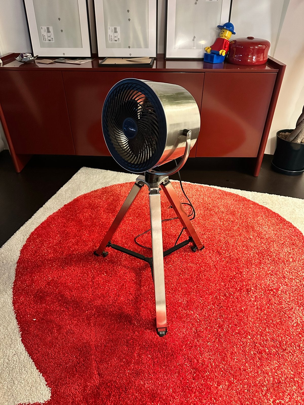 Retro/Industriële Ventilator op Statief - Eyecatcher, Witgoed en Apparatuur, Ophalen, Gebruikt, Statiefventilator