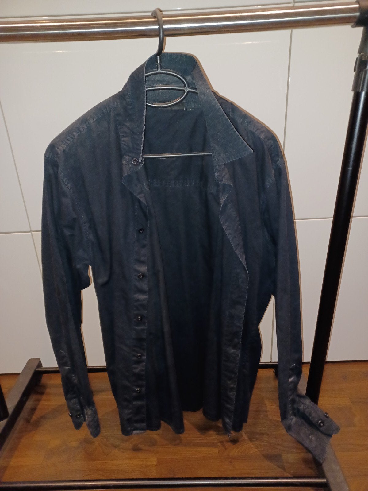 DMG Heren overhemd - Maat L - Zwart, Kleding | Heren, DMG, Zwart, Ophalen of Verzenden, Halswijdte 41/42 (L)