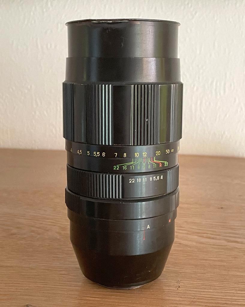 Jupiter 21M 200mm f4 lens (Vologda) M42 mount (Soviet-USSR), Verzamelen, Fotografica en Filmapparatuur, Ophalen of Verzenden