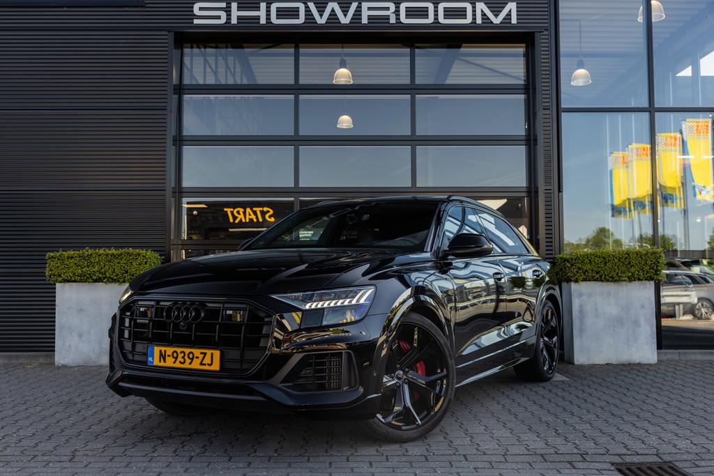 Audi Q8 55 TFSI e quattro S-Line, Massage, Pano, 22inch, Tre, Automaat, Gebruikt, 2995 cc, Leder