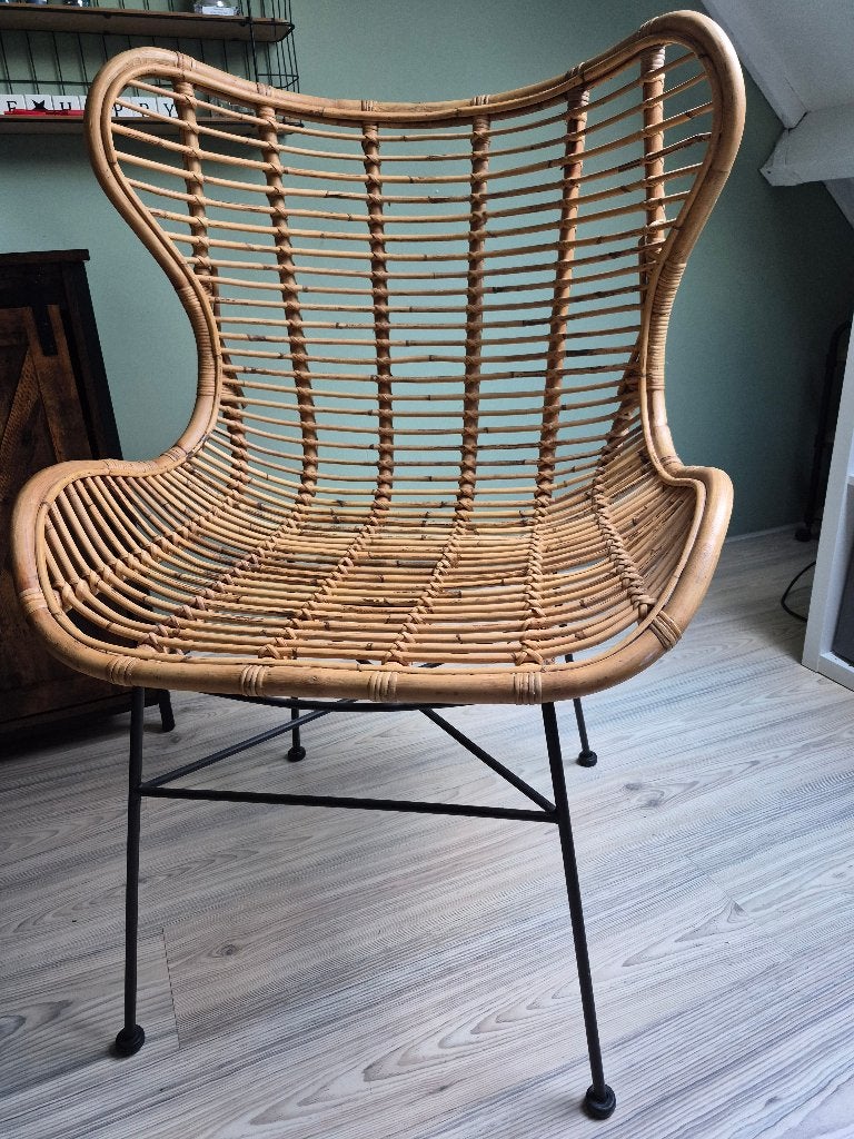 Tekoop Rotan stoel, Ophalen, Gebruikt, 50 tot 70 cm, 75 tot 100 cm