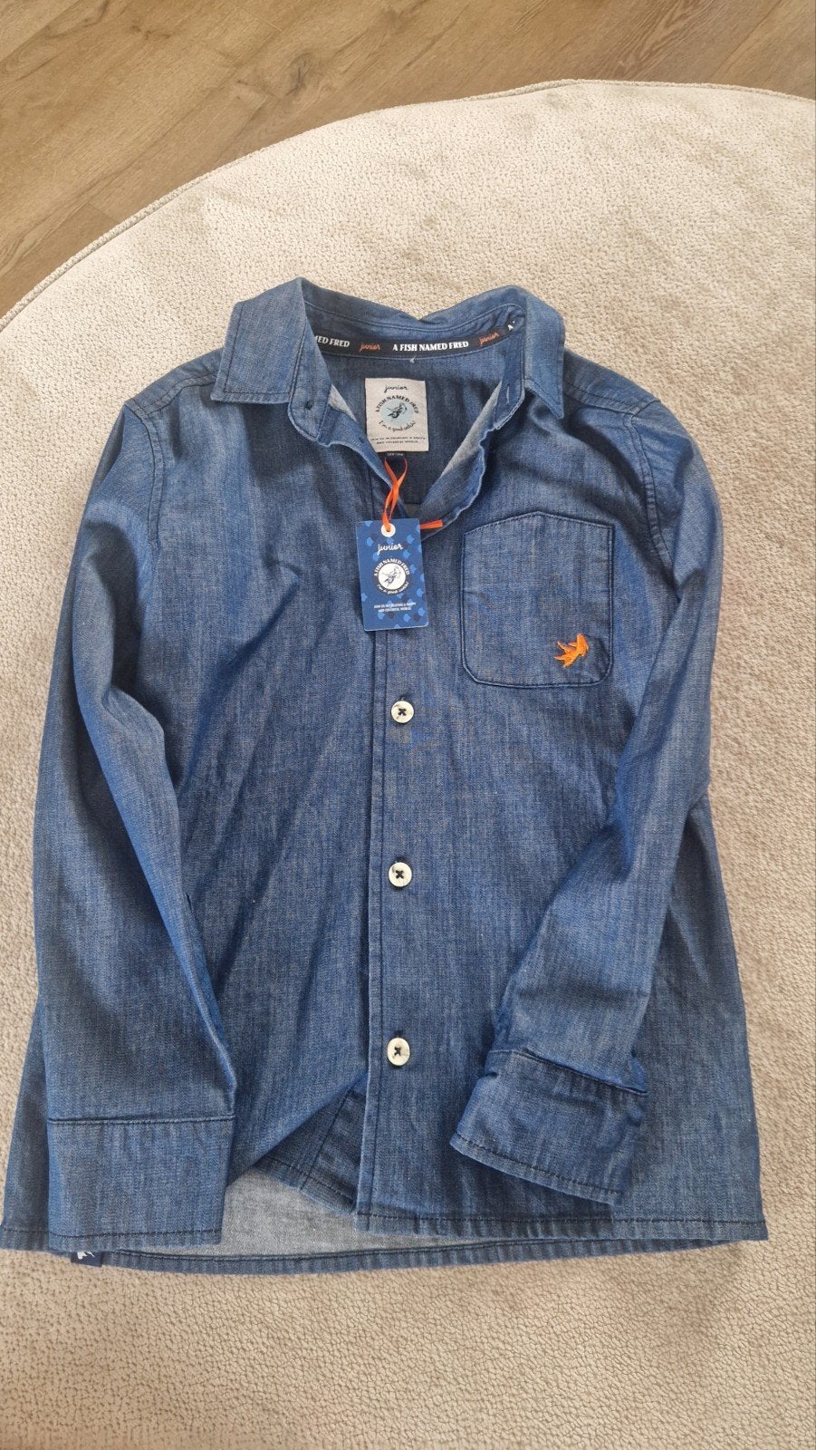 Nieuwe A Fish Named Fred blouse maat 122/128, Overhemd of Blouse, Nieuw, Ophalen of Verzenden, A Fish Named Fred