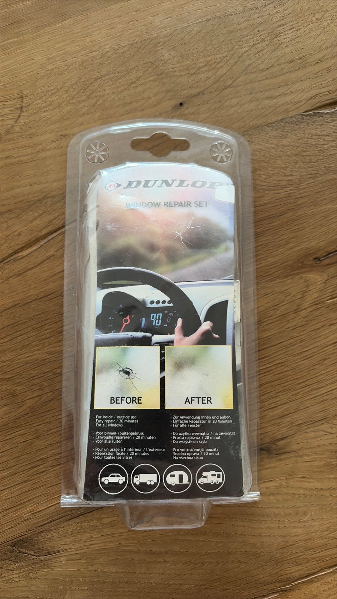 Dunlop autoruit repair set, Ophalen of Verzenden, Nieuw