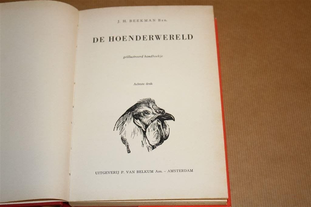 De hoenderwereld. Geïllustreerd handboekje., Ophalen of Verzenden, Gelezen, Vogels