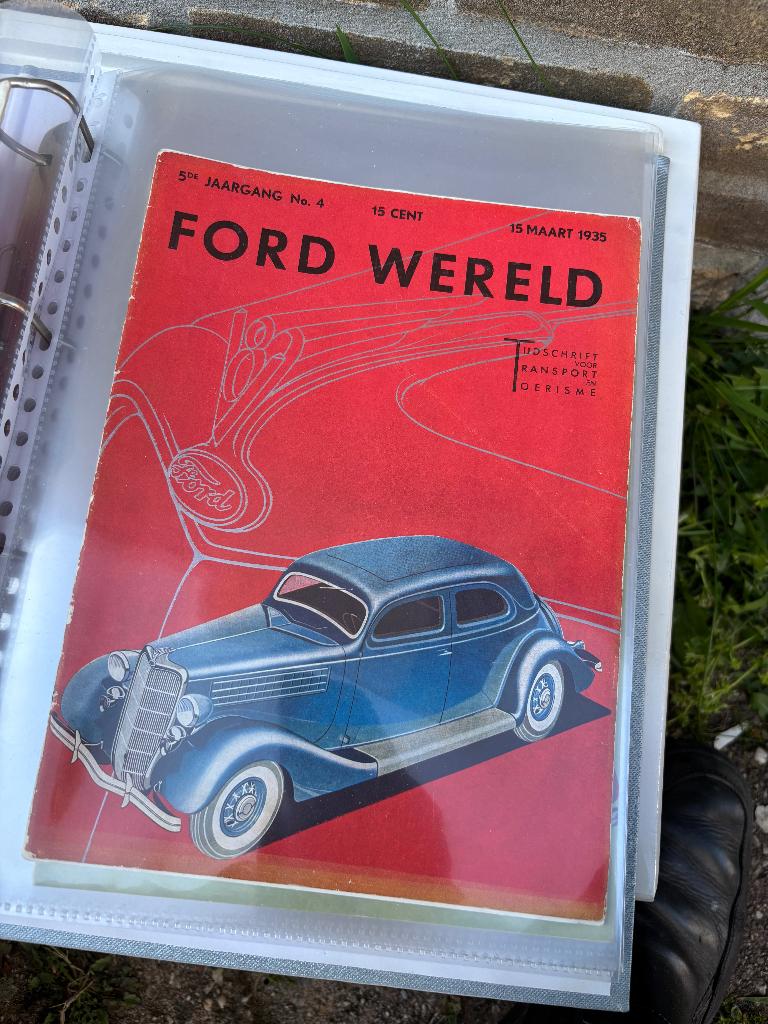Fordwereld 1935 nr 4, Ophalen of Verzenden, Gelezen, Ford