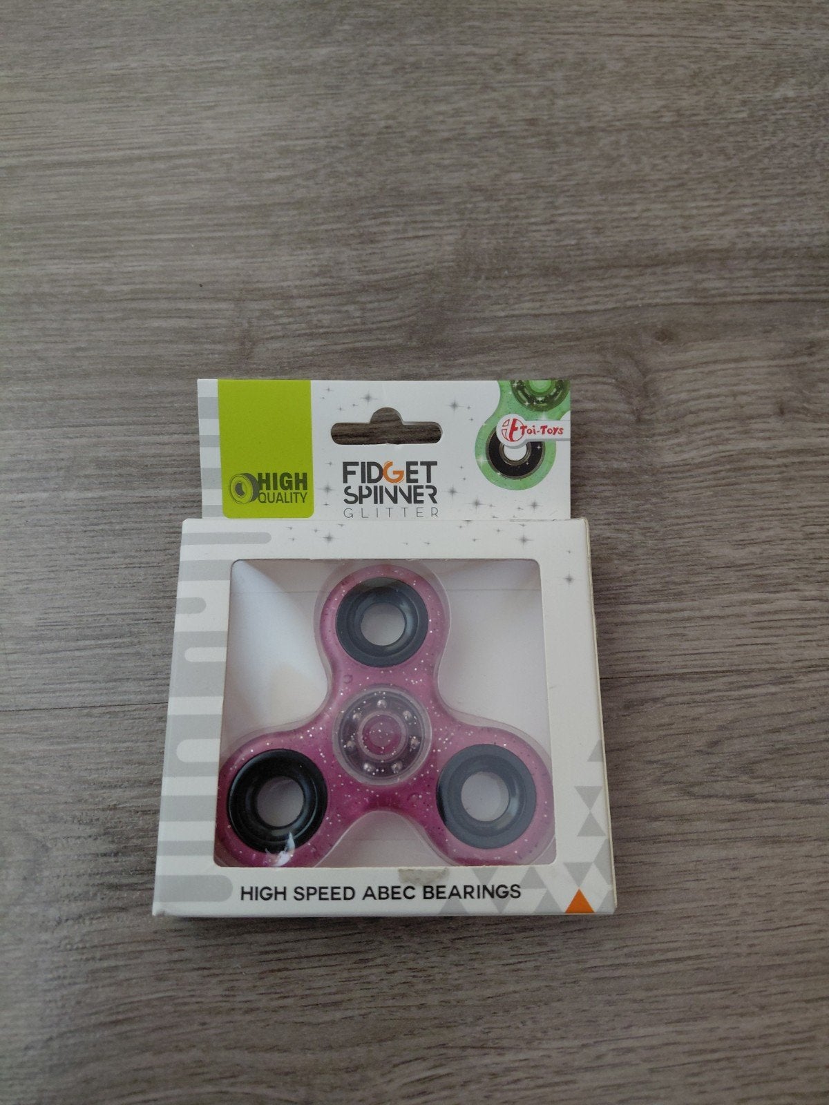 Fidget Spinner Glitter Roze - Nieuw in verpakking, Kinderen en Baby's, Ophalen of Verzenden, Nieuw, Jongen of Meisje