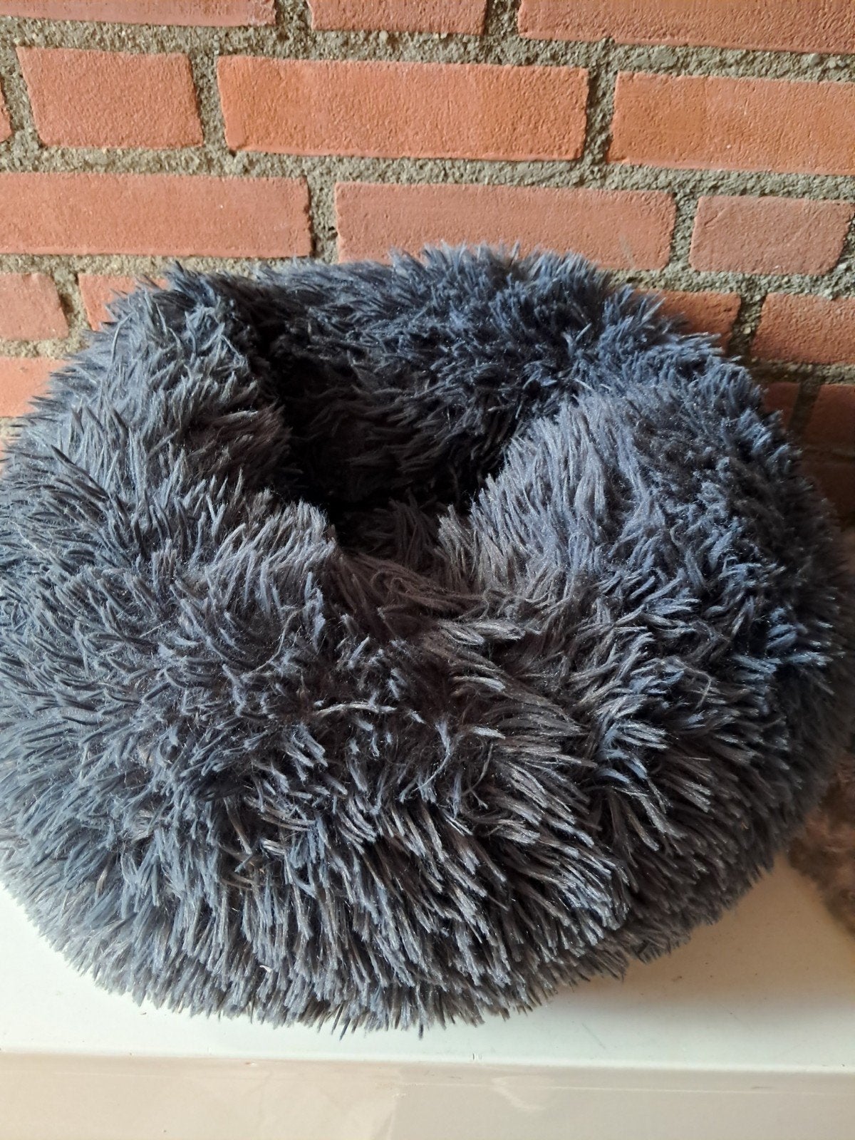 kattenmandje antraciet, Ophalen of Verzenden, Zo goed als nieuw, Pluche