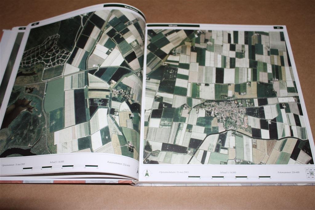 Luchtfoto-atlas Groningen. Loodrechtluchtfoto\'s., Gelezen, Ophalen of Verzenden, Landkaart, 1800 tot 2000