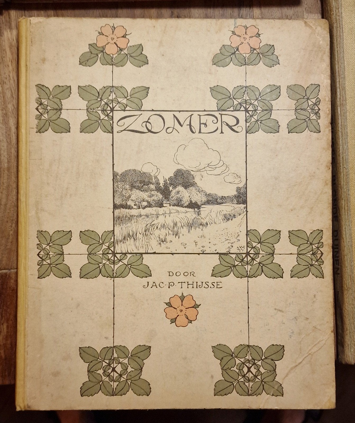 Jac P Thijsse "Zomer" (1907) verzamelalbum Verkade, Boeken, Ophalen of Verzenden, Gelezen, Jac. P. Thijsse, Plaatjesalbum
