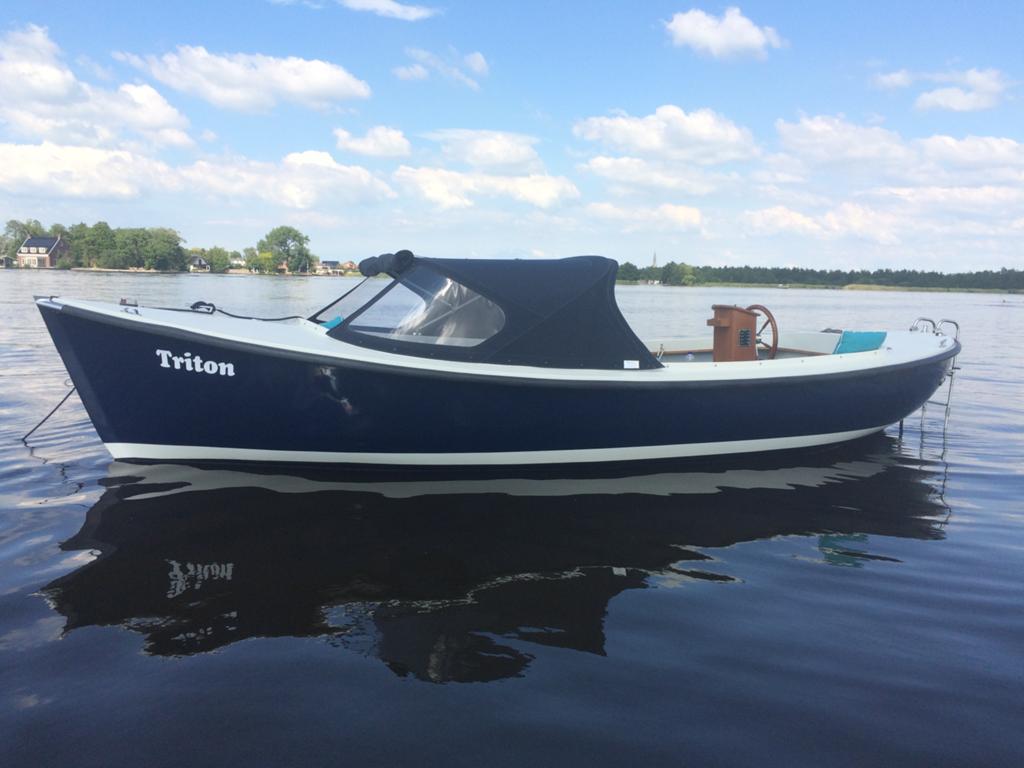 Unieke Sloep 6.39 meter incl trailer, Watersport en Boten, Sloepen, Zo goed als nieuw, Afdekzeil, Anker, Antifouling, Bilgepomp