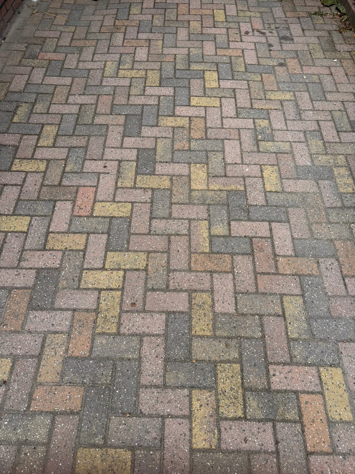 Betonklinkers bont +/- 30m2, Ophalen, Gebruikt, Klinkers, 10 m² of meer