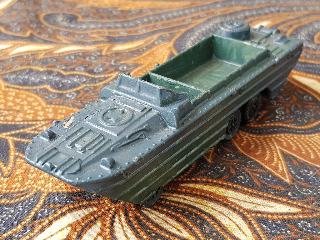 Amfibie voertuig oud militaria Dinky Toys model uit Engeland, Ophalen of Verzenden