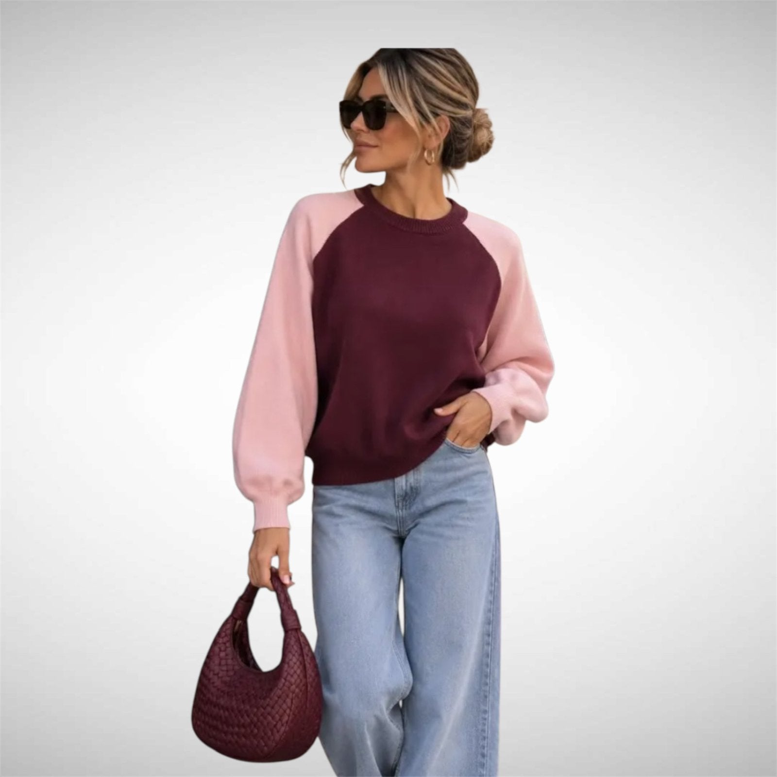 Knit truien Pink/Plum, Kleding | Dames, Ophalen of Verzenden, Nieuw, Maat 38/40 (M), Paars