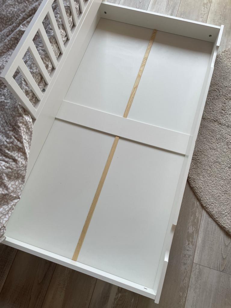 Onderschuiflade voor Petit Amelie Peuterbed, Ophalen, Gebruikt, 140 tot 160 cm, 70 tot 85 cm
